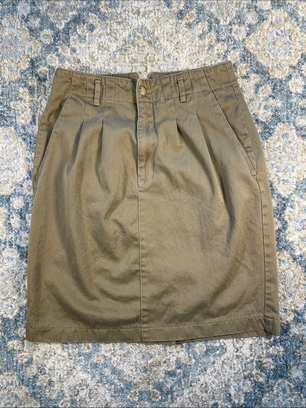 Vintage 90s Banana Republic Safari Travel Pencil Skirt